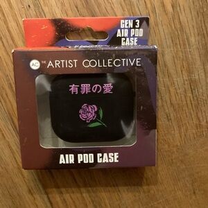 Artist Collective “Guilty Love”  AirPod 3 Case- Black NIB